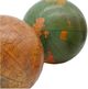 A & B Home 4-Piece Green/Orange/Red/Yellow Decorative Spheres Set-2