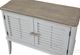 American WoodCrafters Beach Comber Brown/Weathered White Server-2