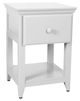 M3 Furniture White Nightstand-0