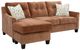Benchcraft® Amity Bay Clay Queen Sofa Chaise Sleeper-0