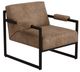 International Furniture Direct Galena Black/Light Brown Accent Chair-0