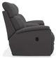 La-Z-Boy® Talladega Shitake Leather Reclining Loveseat with Console-2