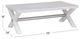 Bassett Mirror Nadine Bright White Oak Cocktail Table-3