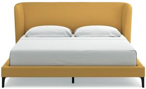 Ashley Maloken Mustard California King Upholstered Bed Ashley Maloken Mustard California King Upholstered Bed