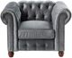 Mazin Furniture Welwyn Dark Gray Upholstered Accent Chair-1