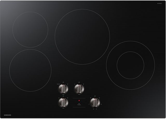 Samsung 30'' Black Glass Electric Cooktop-0