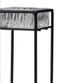 A & B Home Jurupa Black/Clear Tall Candle Holder-1