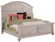 American Woodcrafters 2410 Sedona Cobblestone White Queen Panel Bed-0