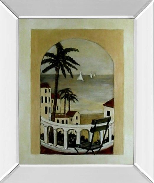 Classy Art Island Hideaway by Ruane Manning Framed Wall Art-0