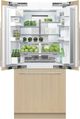 Fisher & Paykel Series 7 36 in. 16.8 Cu. Ft. Panel Ready Built In French Door Refrigerator-1