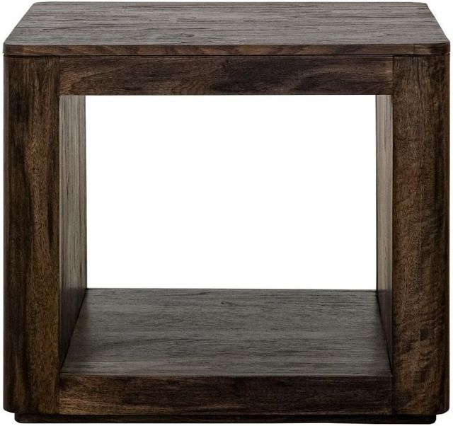 International Furniture Direct Balam Black End Table-3