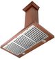 ZLINE Designer Series 36" 7-Layer Baked Copper Finish Wall Mount Range Hood-3