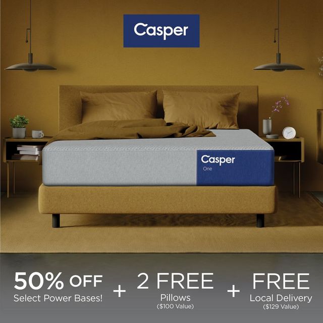 Casper One 11" Memory Foam Medium Firm Tight Top Queen Mattress in a Box