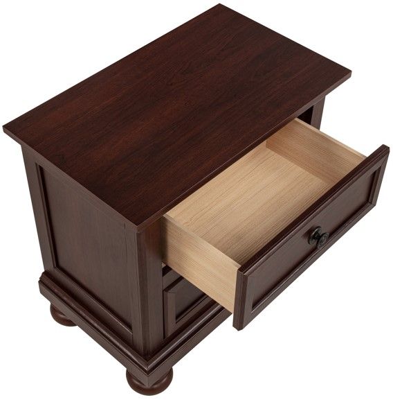 Crown Mark Claribelle Cherry Nightstand-3