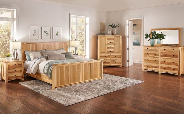 A-America® Adamstown Natural Queen Panel Bed-3