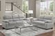 Homelegance® Holleman Gray Sofa-1