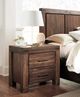Modus Furniture Meadow Brick Brown Nightstand-1