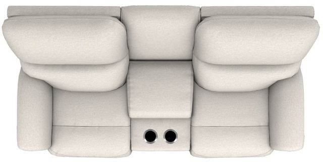 La-Z-Boy® Brooks Oyster Power Reclining Loveseat with Console and Headrest-4