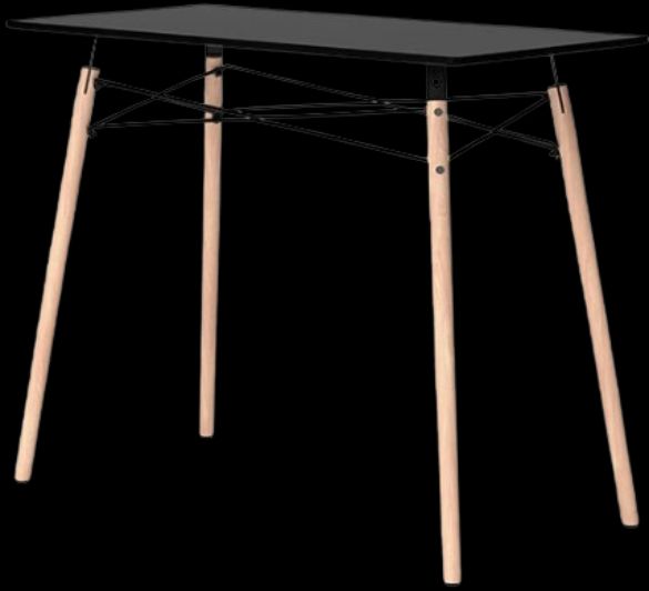 Signature Design by Ashley® Jaspeni Black/Natural Office Desk-1