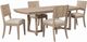 Liberty Furniture Proximity Place 5-Piece Barley/Barley Buff Double Pedestal Dining Set-0