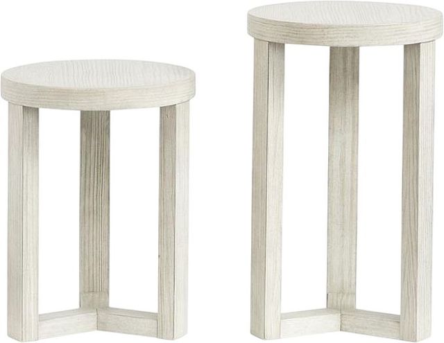 Magnussen Home® Refton 2-Piece Balboa Mist Nesting Accent Tables Set-3