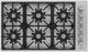 BlueStar® X-8 36" Stainless Steel Gas Cooktop with Plated Trim-0