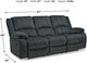 Signature Design by Ashley® Draycoll Slate Manual Reclining Sofa-2