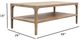 Nest Home Collections Morgan Natural Gray Rectangular Coffee Table-3
