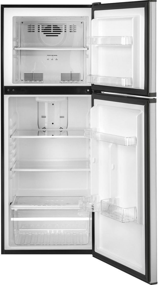 Haier 24" 9.8 Cu. Ft. Stainless Steel Top Freezer Refrigerator-1