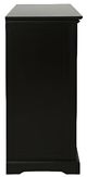 Jofran Inc. Archdale Black 2-Door Accent Cabinet-4
