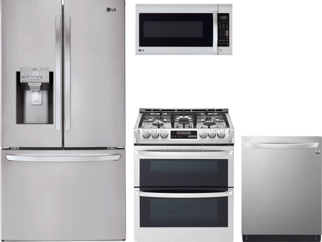 LG 4 Piece Stainless Steel Kitchen Package-0