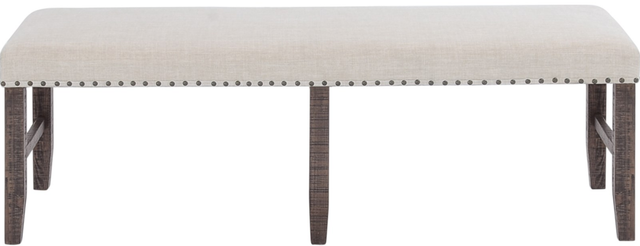 Jofran Inc. Willow Creek Chocolate Brown Dining Bench-0