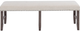Jofran Inc. Willow Creek Chocolate Brown Dining Bench-0