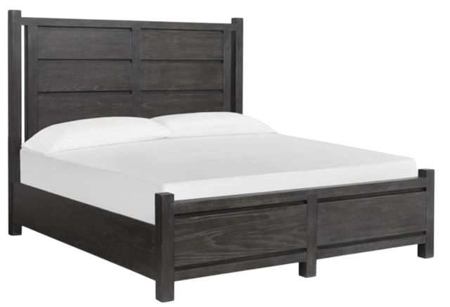 Magnussen Home® Plum Creek Ravenwood Black King Panel Bed-0