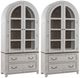 Liberty Furniture River Place 2-Piece Riverstone White  Bunching Curio Set-0