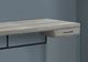 Monarch Specialties Inc. 48"L Grey Reclaimed Wood Glass Panel Computer Desk-4