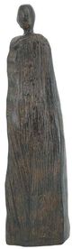 A & B Home Rustic Brown Abstract Polyresin Human Figurine-3