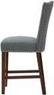 Olliix by Madison Park Blue Nate Counter Stool-3