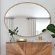 Bassett Mirror Brigitte Gold Wall Mirror-3