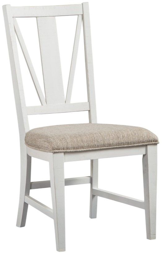 Magnussen Home® Heron Cove Baja Fog/Chalk White Side Chair-0