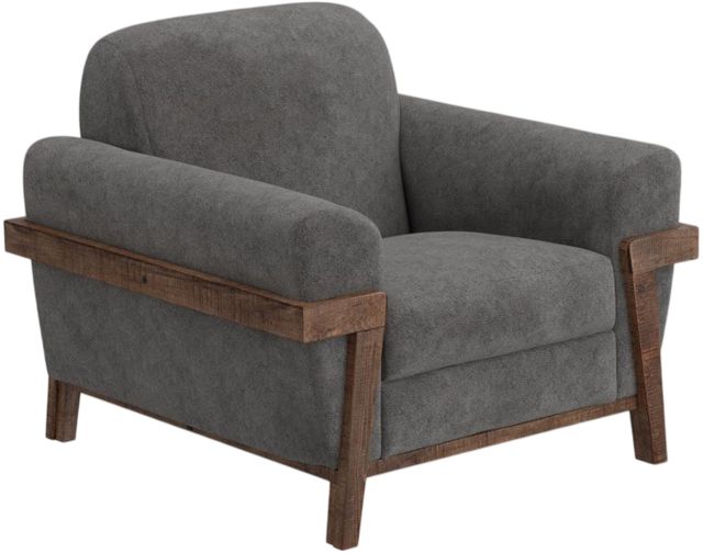 International Furniture Direct Loft Brown Gray Accent Chair-0