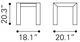 Zuo® Modern Cosmopolitan Brushed Aluminum Side Table-4