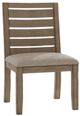 A-America® Anacortes Dark Taupe Ladderback Dining Side Chair-0