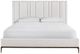 Universal Explore Home™ Erinn V x Universal Summerland Berber Snow Queen Upholstered Panel Bed-2