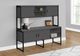 Crédence de bureau de Monarch Specialties Inc. - Gris/Noir-3