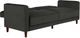 dhp furniture® Pin Gray Futon-3
