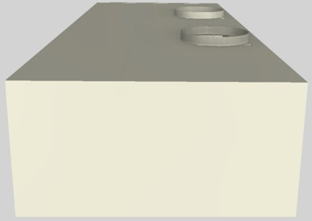 Vent-A-Hood® 60" Biscuit Wall Mounted Range Hood-1