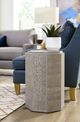 Hammary® Creston Clinton Natural Gray Octagonal Chairside Table-1