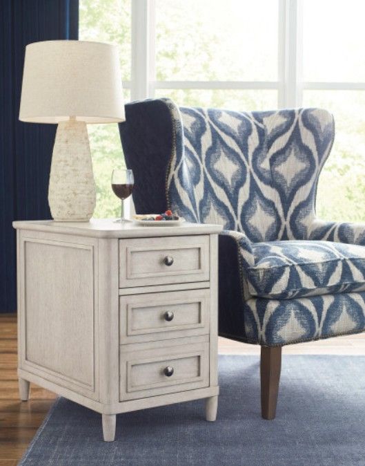 Hammary® Domaine Taupe Patina Rectangular Chairside Chest-1