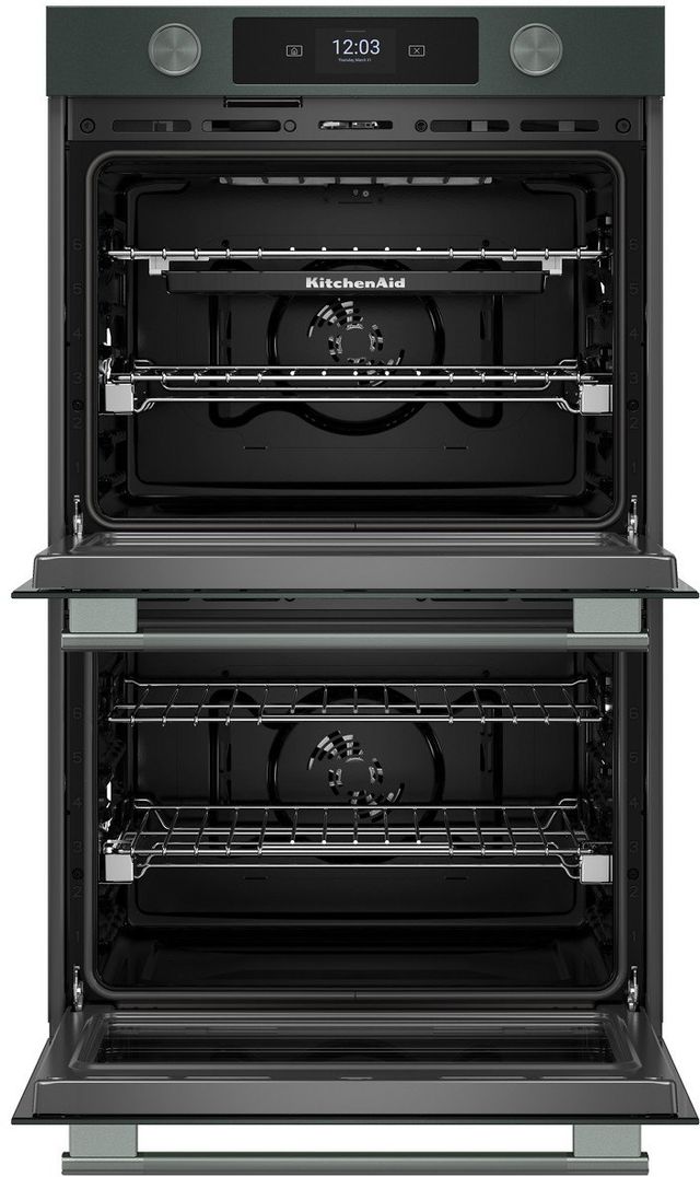 KitchenAid® 30" Juniper Smart Double Electric Wall Oven with Assisted Cook Cycles-1